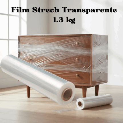 Film Strech Transparente 1.3 kg